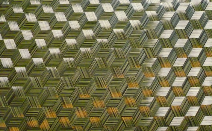 Tissu triaxial carbone / Kevlar, 170g/m2 - Gernitex